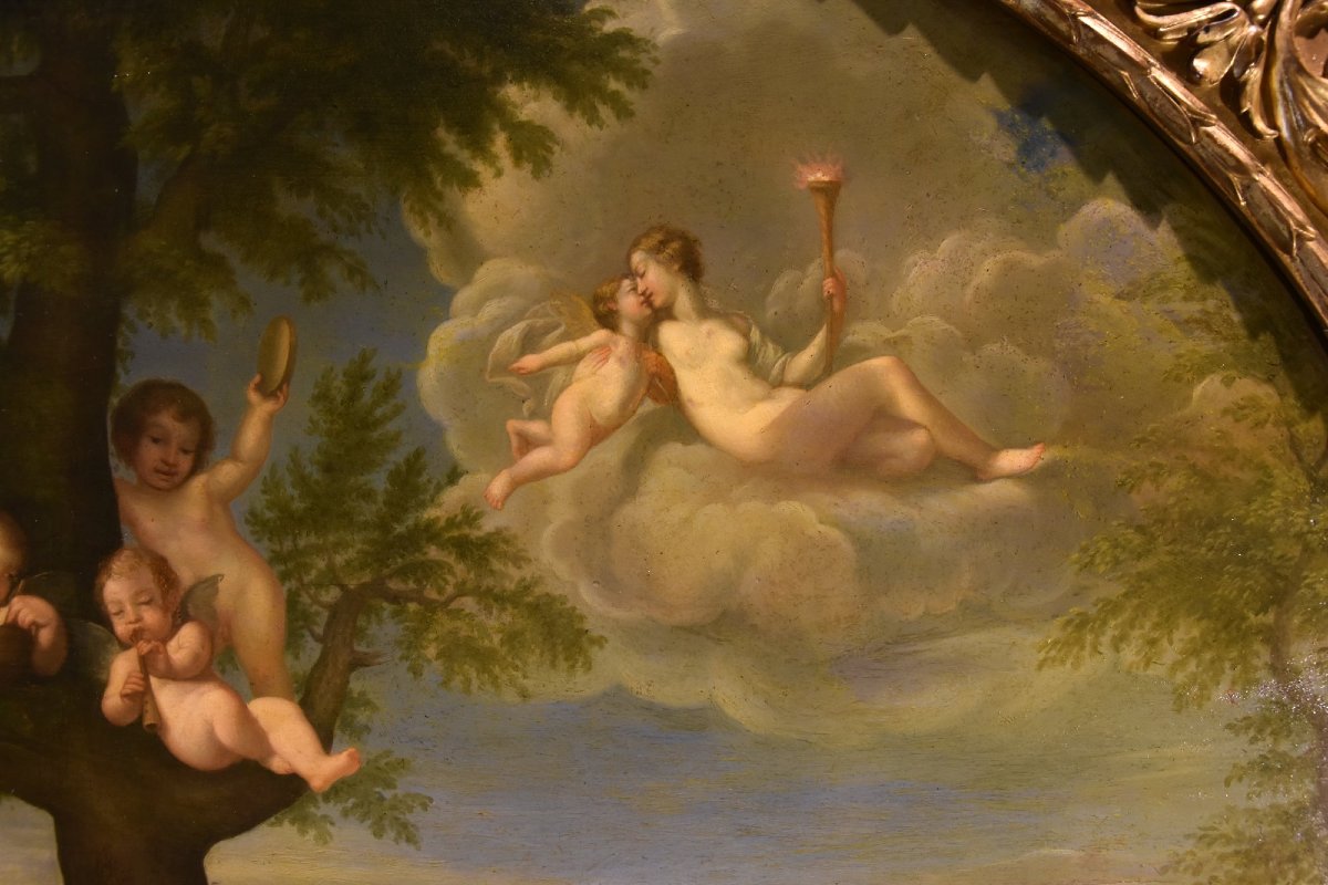 La danza degli amorini, Francesco Albani (Bologna 1578 - 1660) Copia da-photo-8