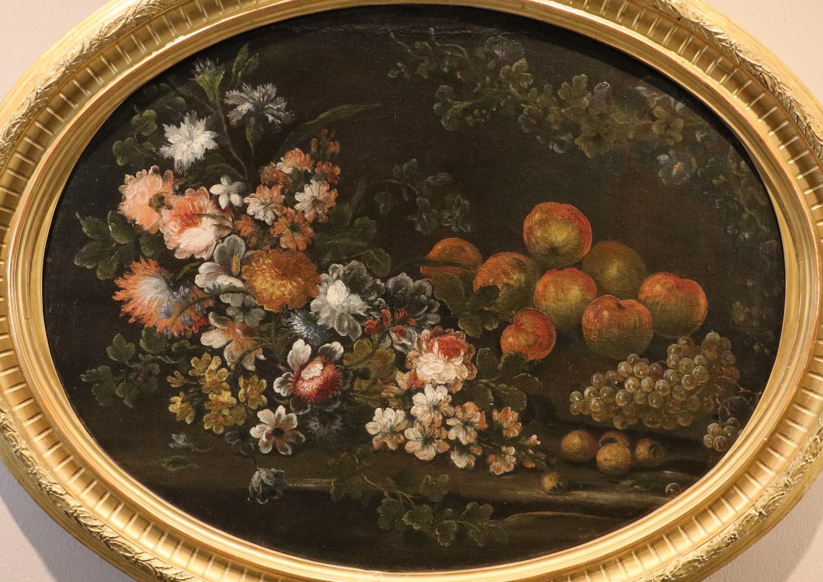 Felice Boselli (Piacenza, 1650 – Parma, 1732), Natura morta di fiori e frutta-photo-2