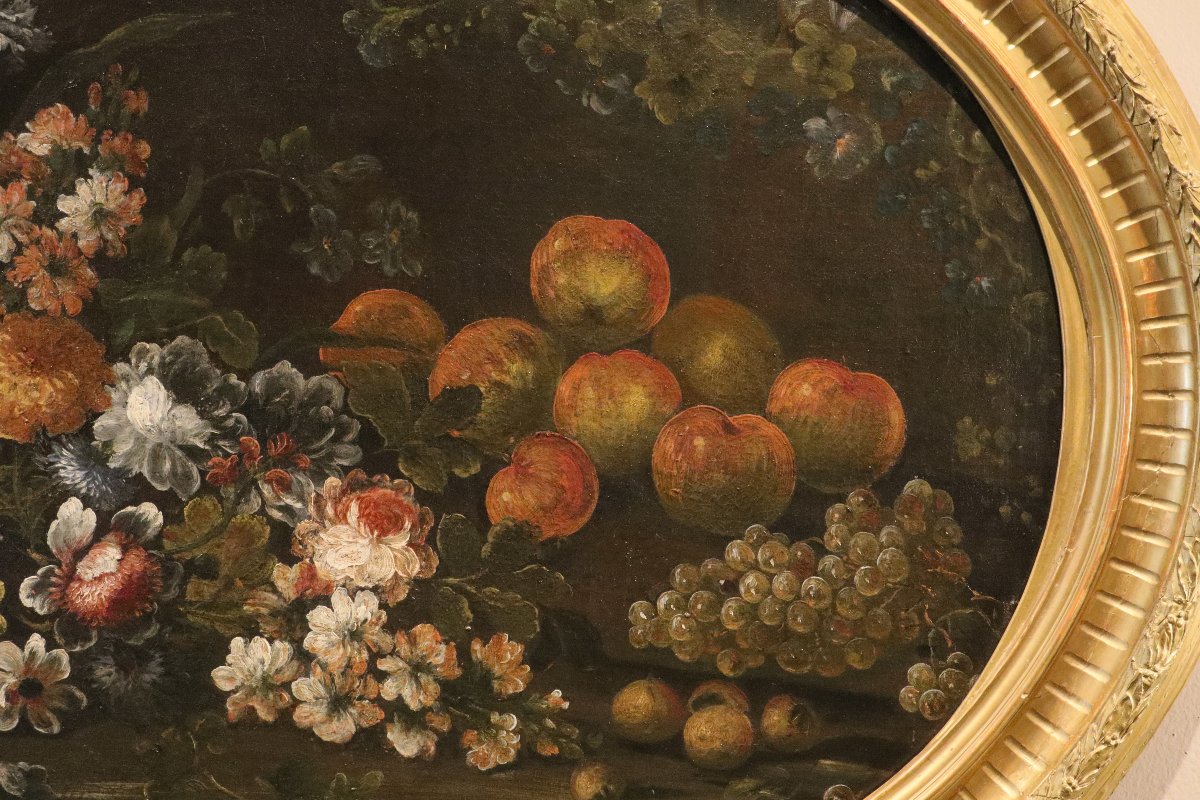 Felice Boselli (Piacenza, 1650 – Parma, 1732), Natura morta di fiori e frutta-photo-3