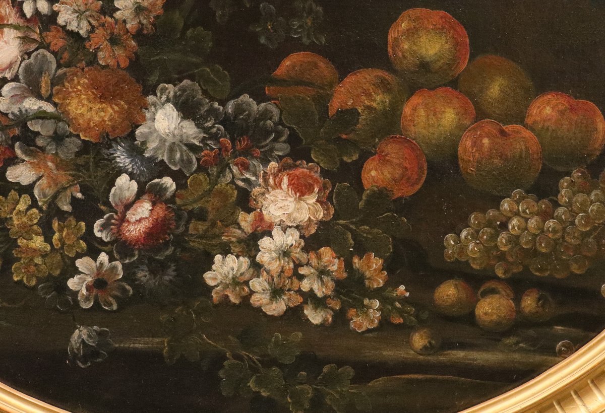Felice Boselli (Piacenza, 1650 – Parma, 1732), Natura morta di fiori e frutta-photo-1