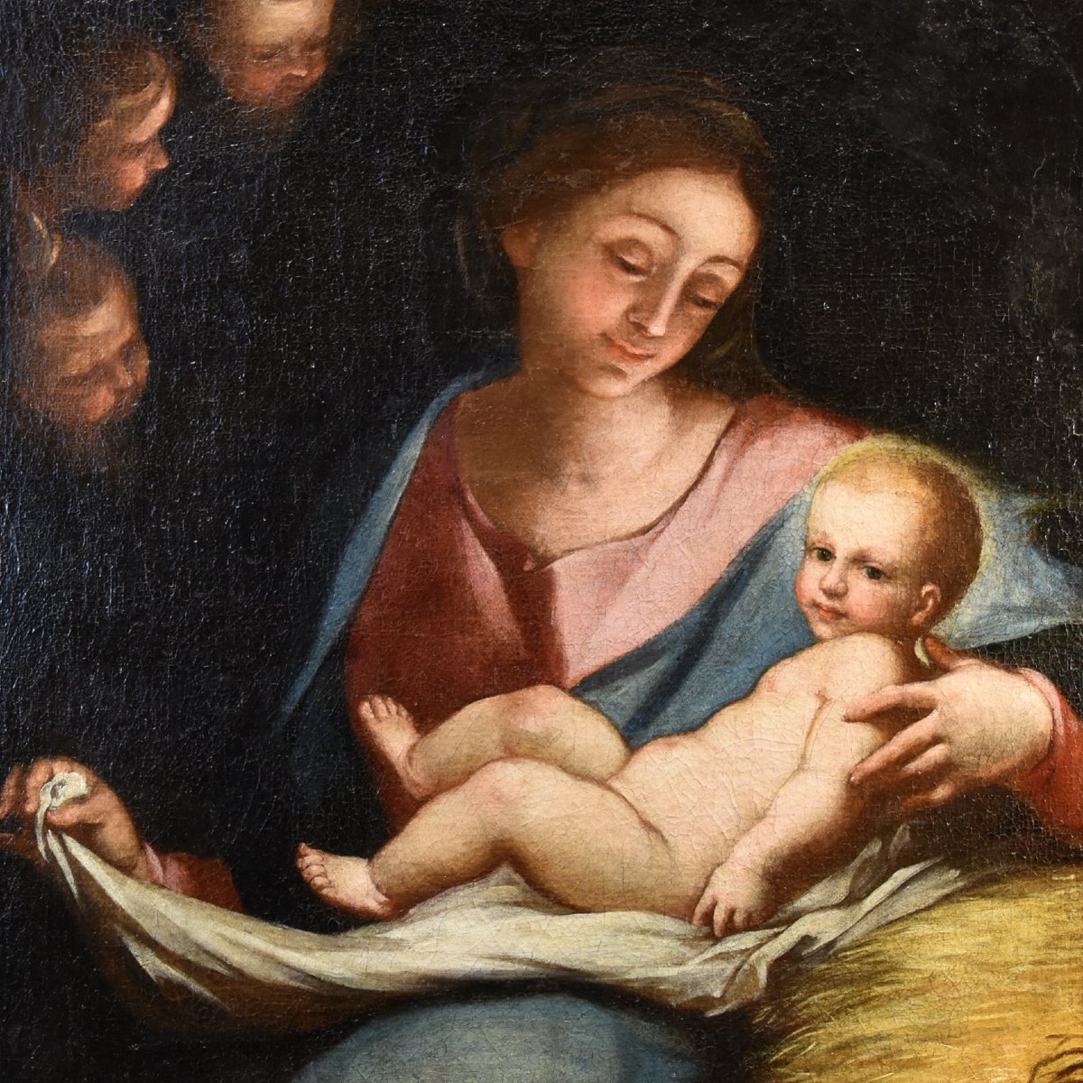 Madonna con Bambino, Anton Maria Piola (Genova, 1654 – 1715) cerchia-photo-4