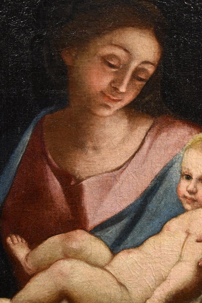 Madonna con Bambino, Anton Maria Piola (Genova, 1654 – 1715) cerchia-photo-7