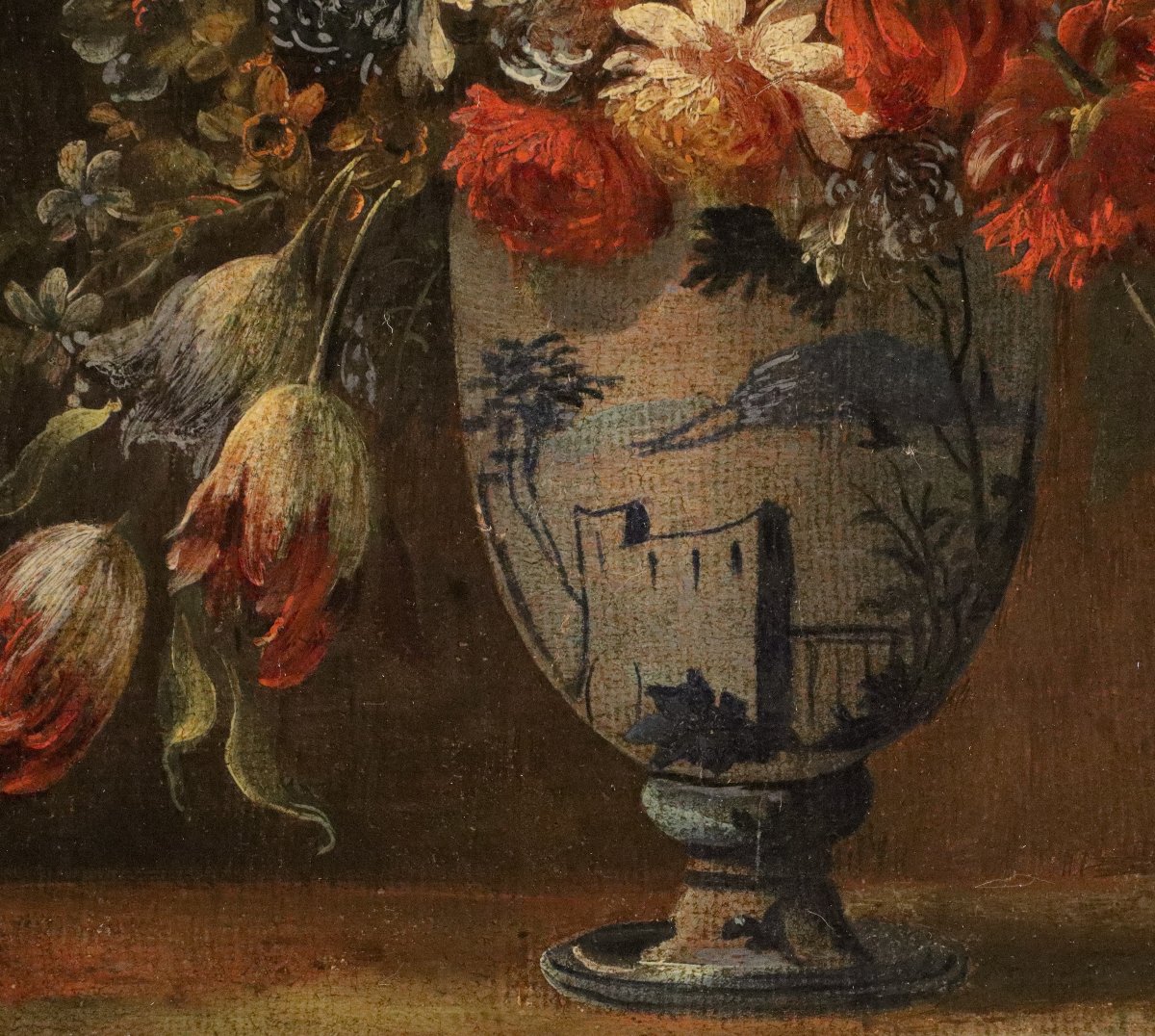 Coppia di nature morte di fiori, Francesco Lavagna (Napoli, 1684 - 1724)-photo-1