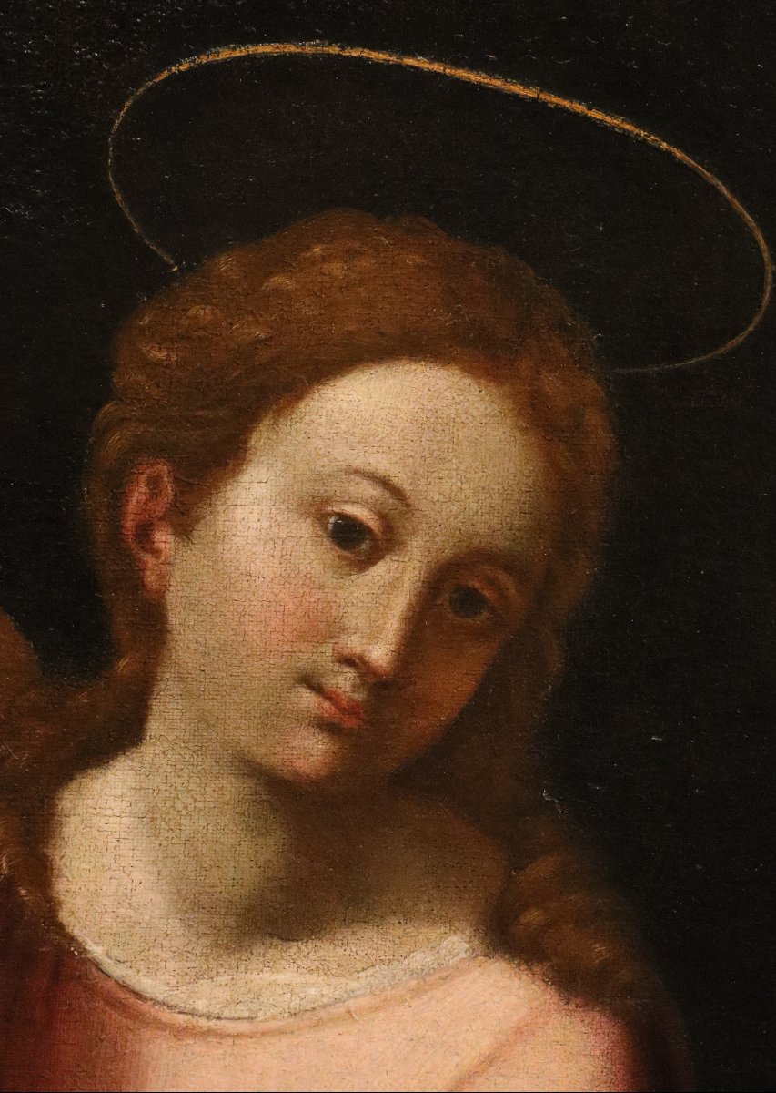Sacra Famiglia, Cristoforo Roncalli, detto il Pomarancio (Pomarance, 1552 - Roma, 1626) Bottega-photo-2