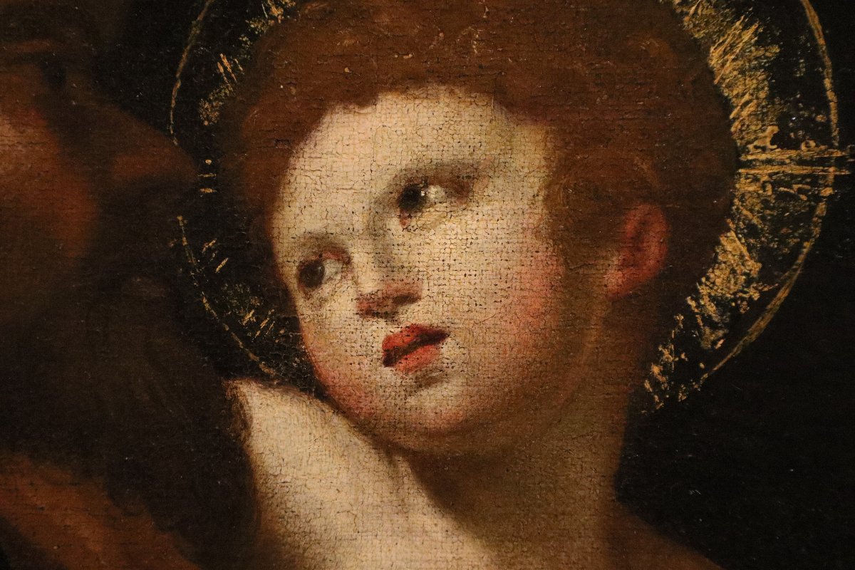 Sacra Famiglia, Cristoforo Roncalli, detto il Pomarancio (Pomarance, 1552 - Roma, 1626) Bottega-photo-5