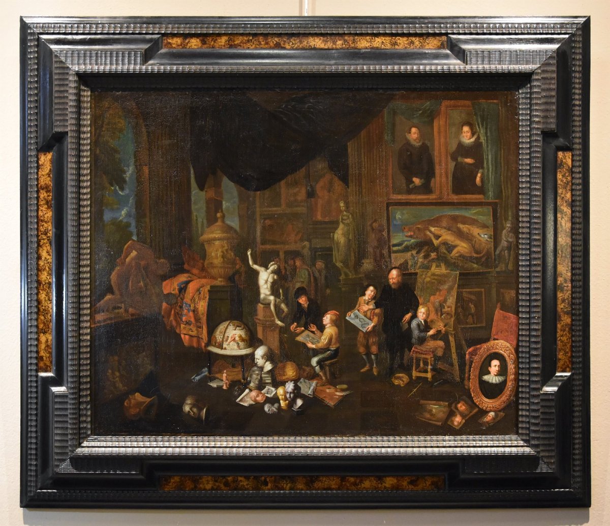 Lo studio dell’artista, Gerard Thomas (Anversa 1663-1720) Attribuibile a-photo-2
