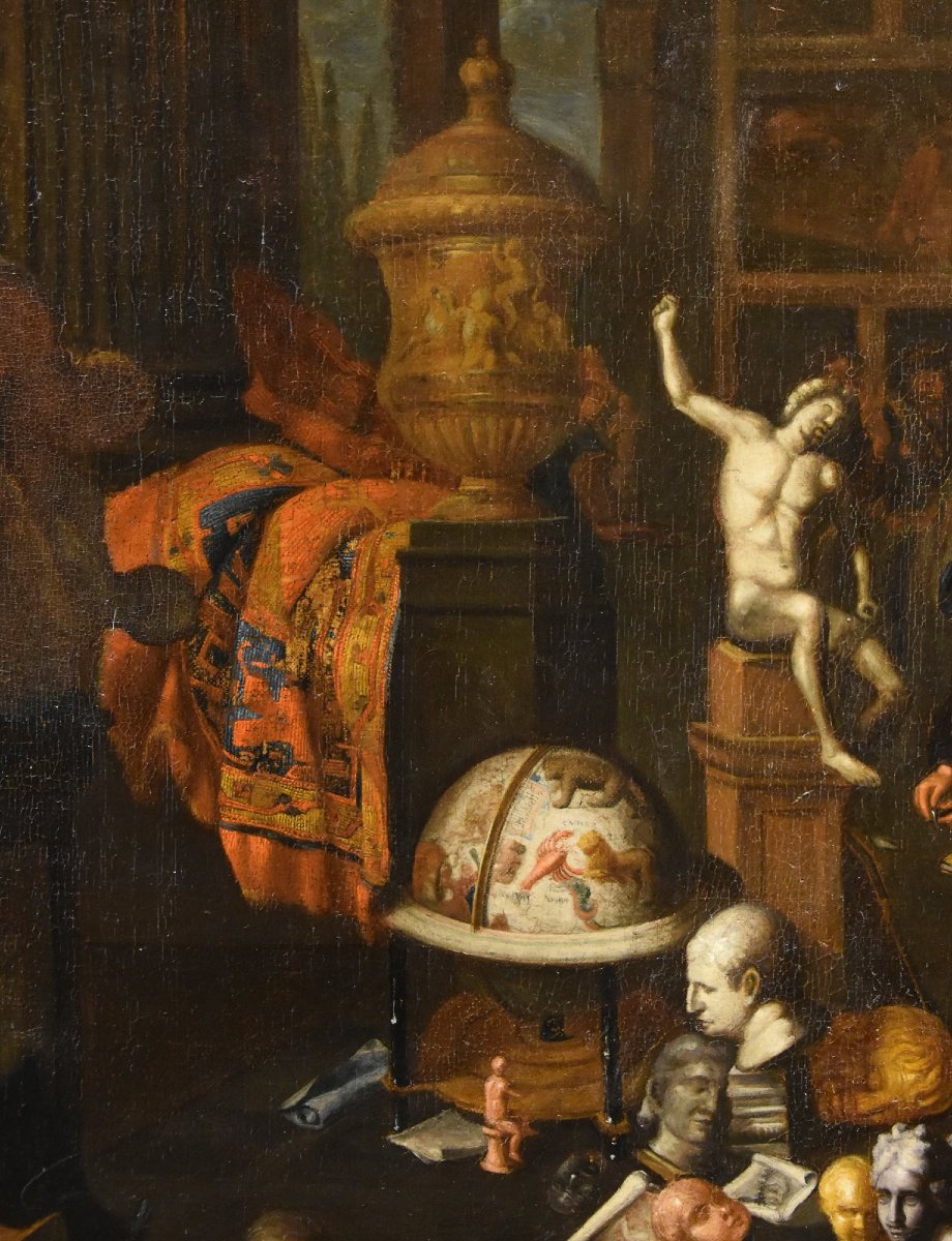 Lo studio dell’artista, Gerard Thomas (Anversa 1663-1720) Attribuibile a-photo-3