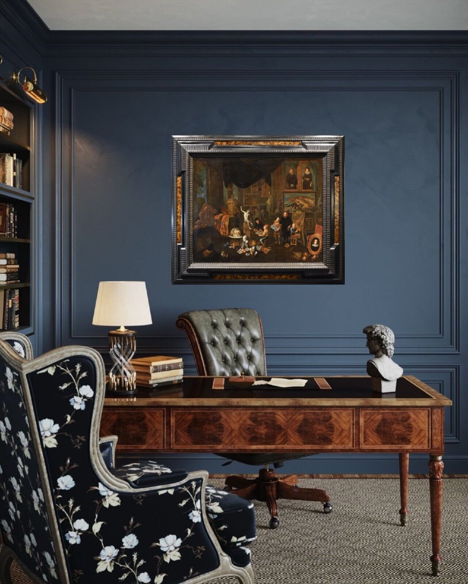 Lo studio dell’artista, Gerard Thomas (Anversa 1663-1720) Attribuibile a-photo-7