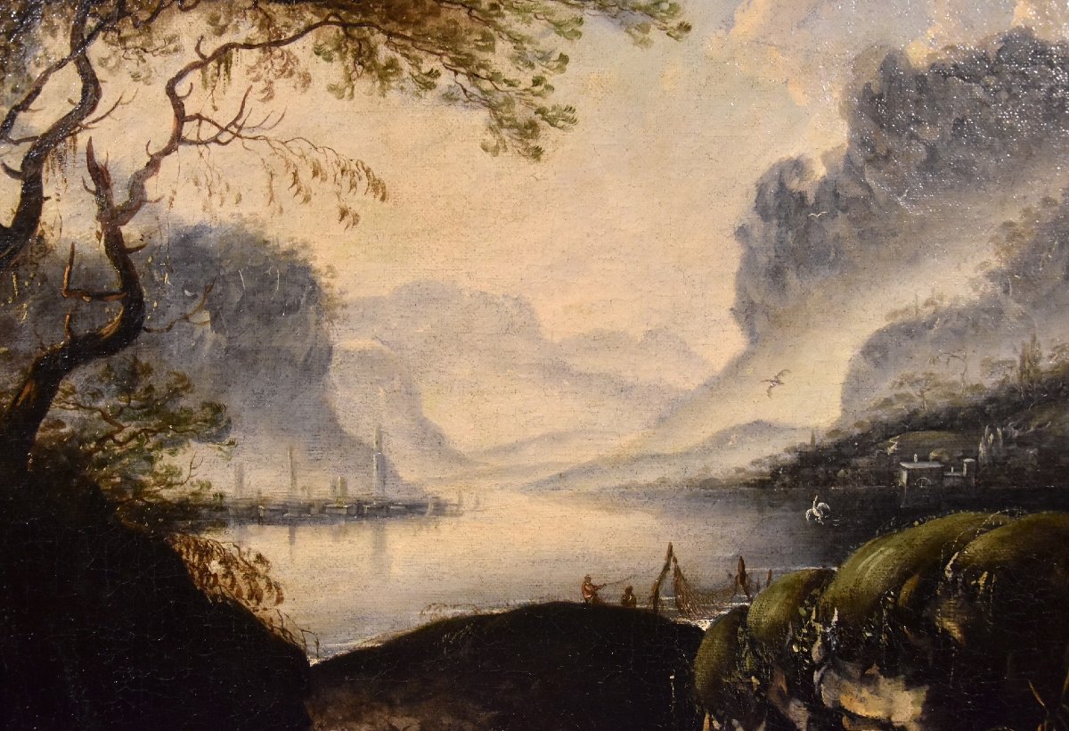 Paesaggio invernale, Hans de Jode (L'Aia, 1630 – Vienna, 1663)-photo-7