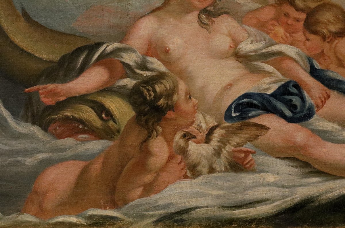 Venere sulle acque, Francois Boucher (Parigi, 1703 - 1770) cerchia-photo-3