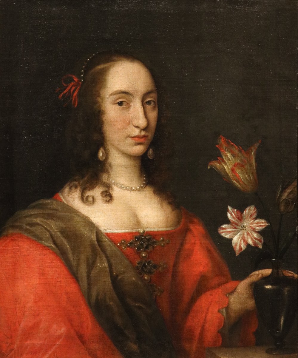Willem van Honthorst (Utrecht, 1594 – 1666)  Ritratto di Luisa Enrichetta d'Orange-photo-2