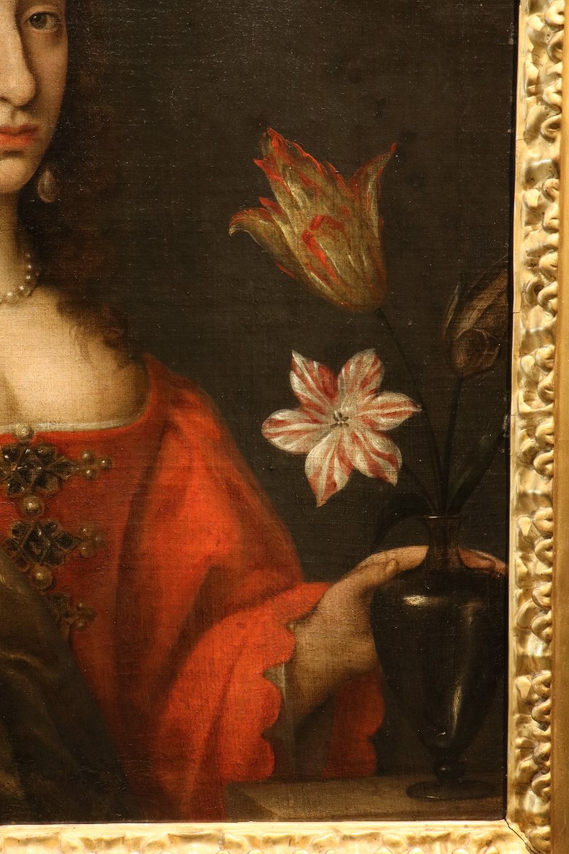 Willem van Honthorst (Utrecht, 1594 – 1666)  Ritratto di Luisa Enrichetta d'Orange-photo-1