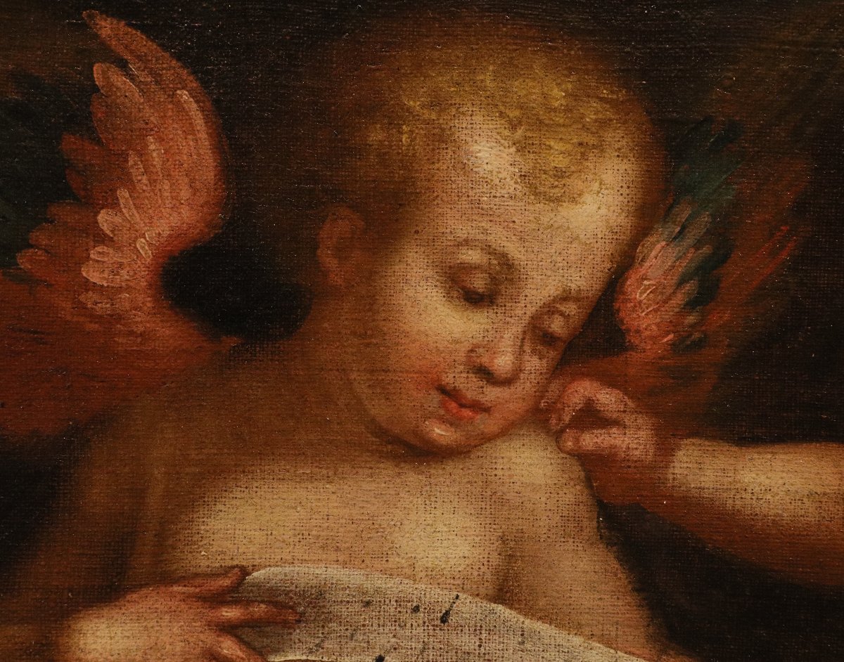 Angeli con cartiglio/ Angeli con libro, Guglielmo Caccia 'il Moncalvo' -photo-2