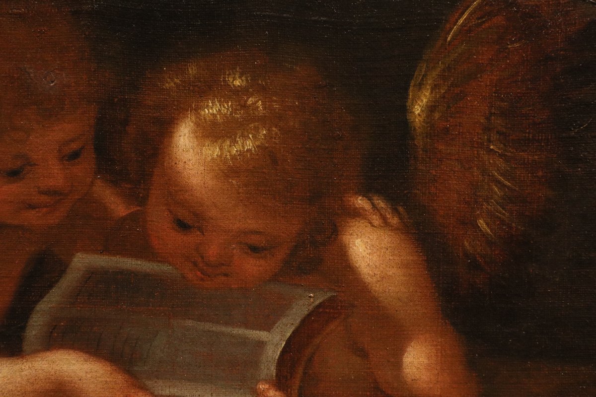 Angeli con cartiglio/ Angeli con libro, Guglielmo Caccia 'il Moncalvo' -photo-3