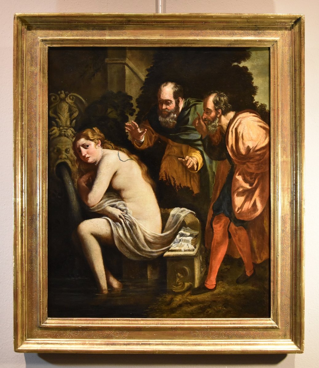 Susanna e i vecchioni, Pittore attivo a Roma nei primi del Seicento-photo-3