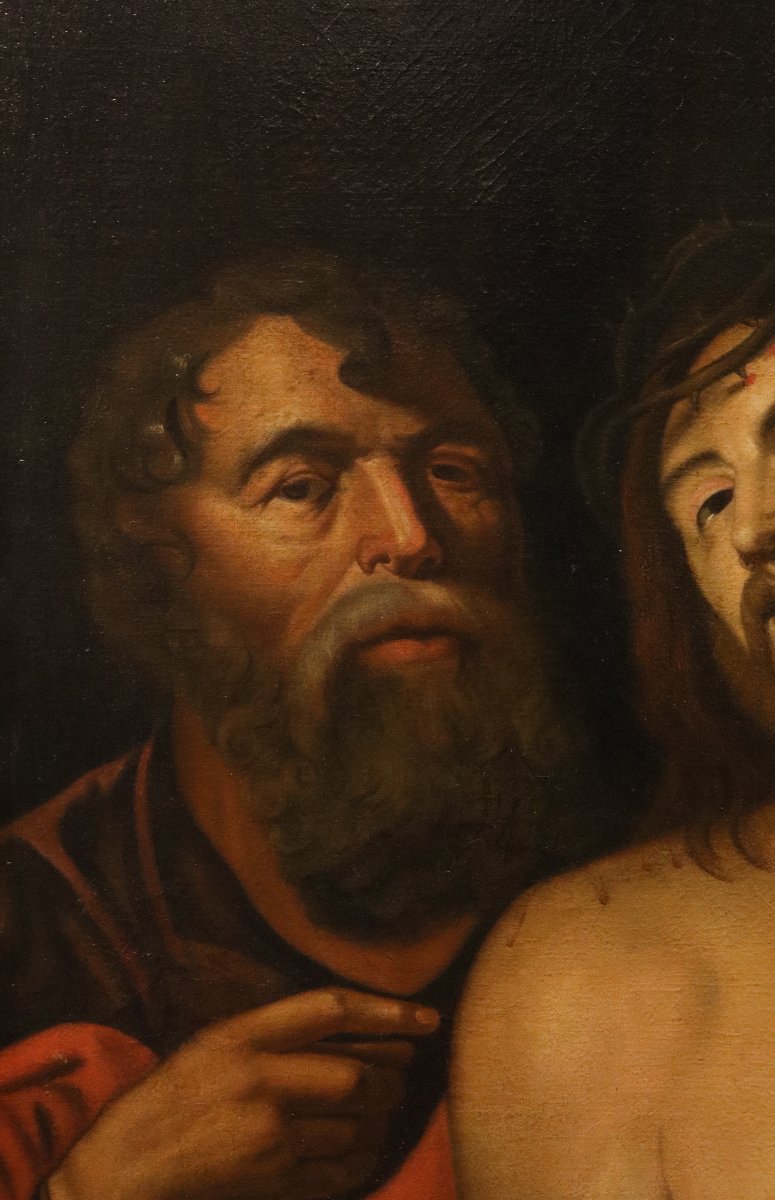 Ecce Homo, Peter Paul Rubens (Siegen 1577 - Anversa 1640), Seguace di-photo-4