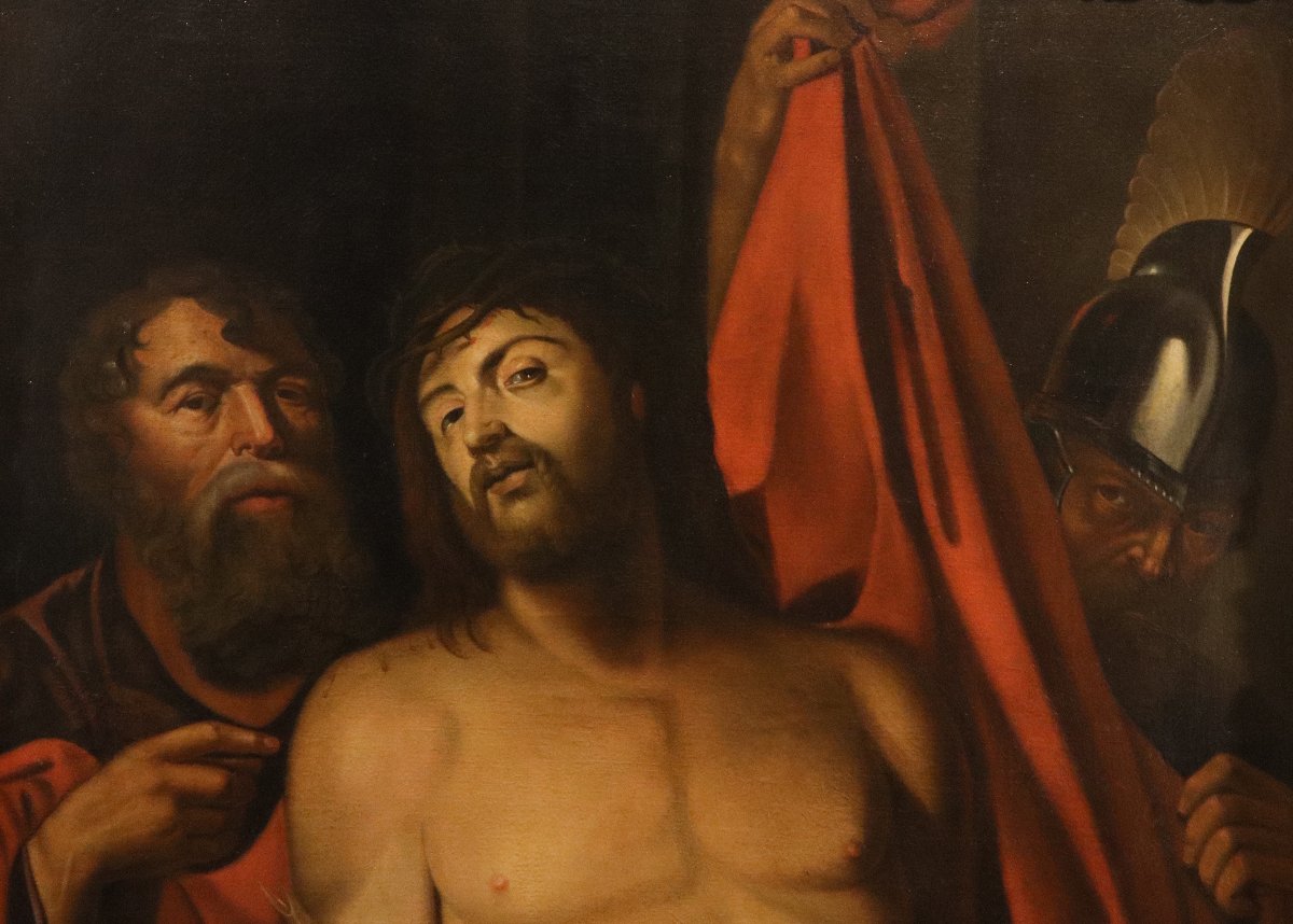 Ecce Homo, Peter Paul Rubens (Siegen 1577 - Anversa 1640), Seguace di-photo-4