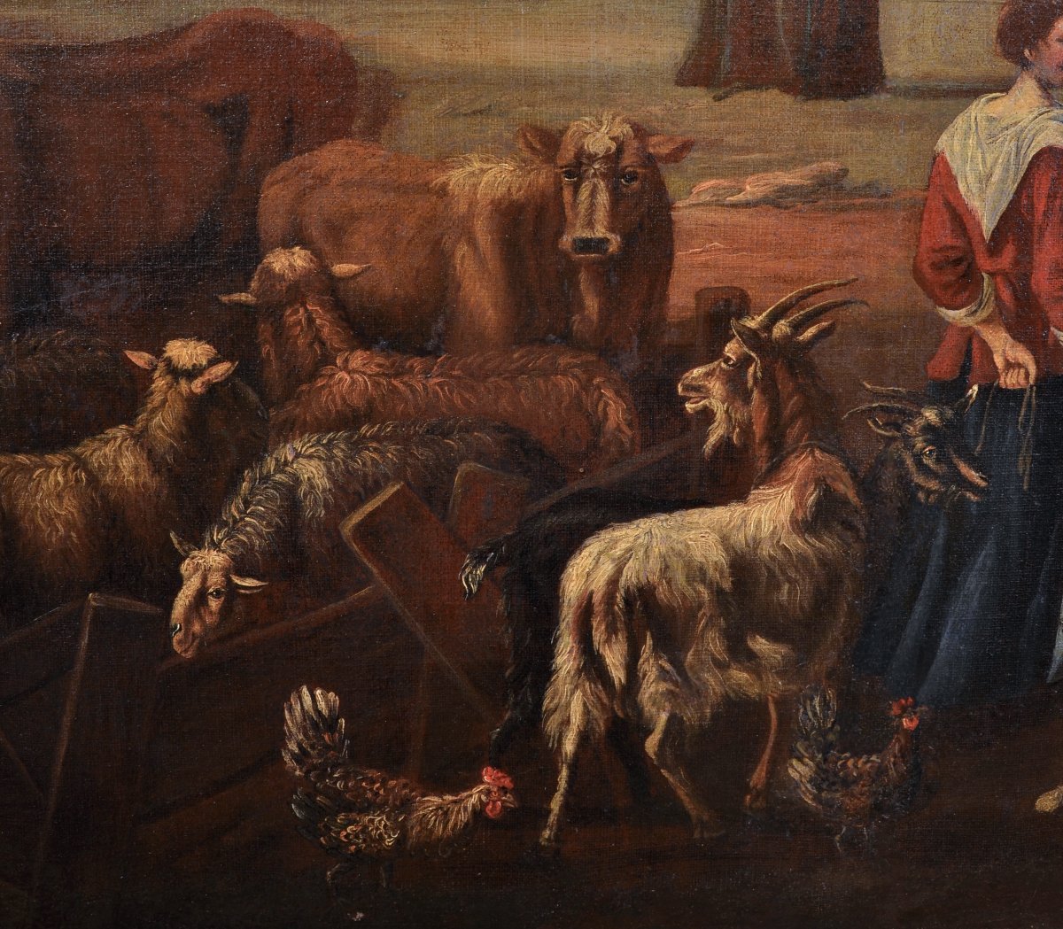 Veduta fantastica di un porto mediterraneo, Peter Bolckman (Gorinchem, 1640 – Torino 1710)-photo-4