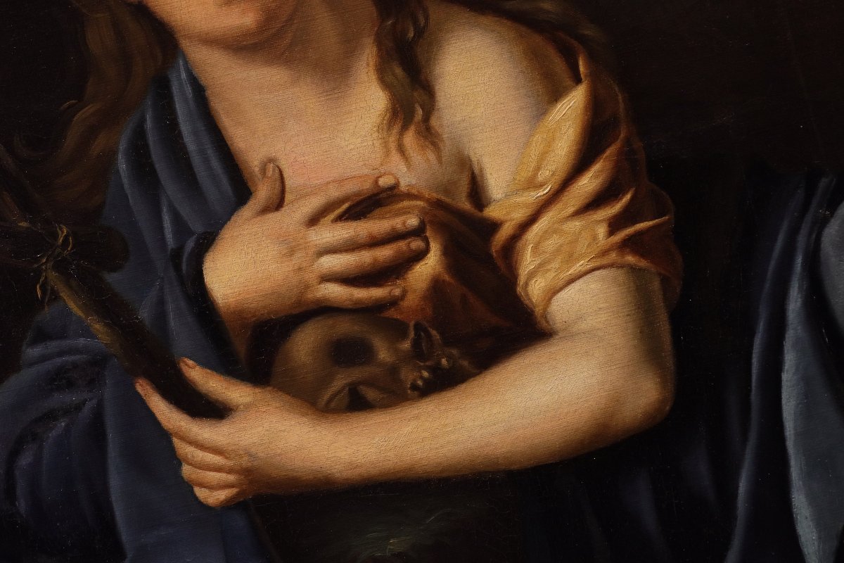 Maria Maddalena penitente, Alessandro Tiarini (Bologna, 1577 – 1668) Cerchia di-photo-5