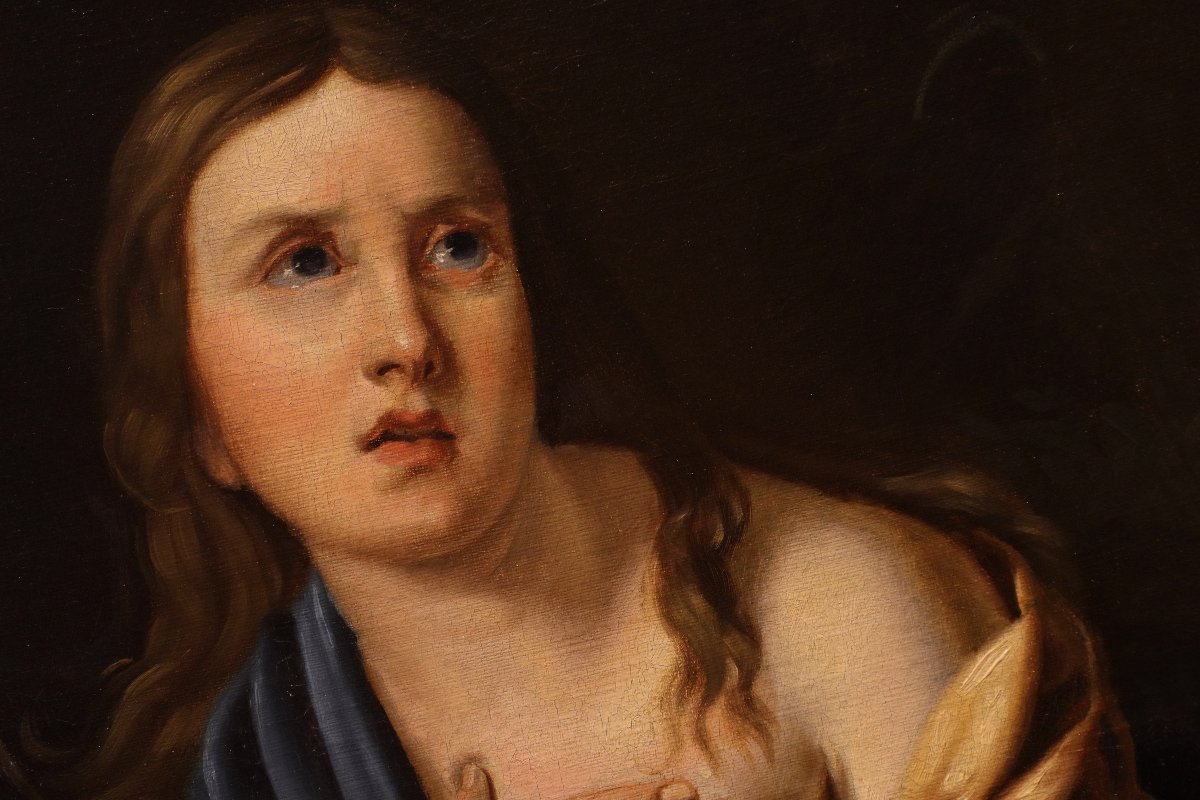 Maria Maddalena penitente, Alessandro Tiarini (Bologna, 1577 – 1668) Cerchia di-photo-6