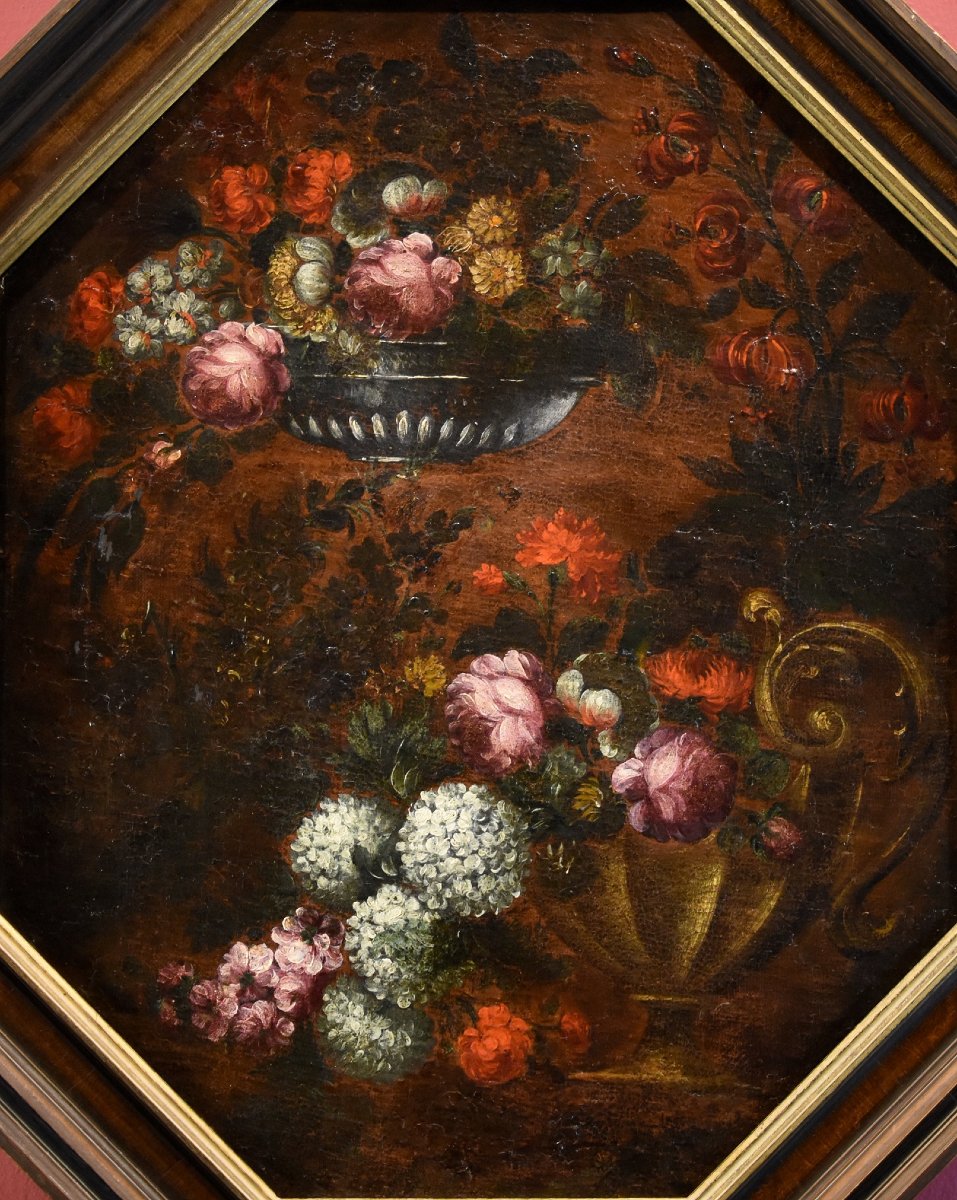 Composizione floreale, Francesca Volò Smiller (Milano, 1657 - 1700) cerchia-photo-3