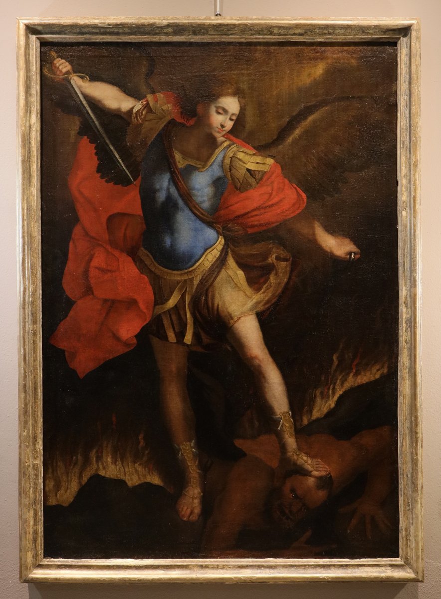 San Michele Arcangelo, Guido Reni (Bologna 1575 - 1642) Bottega-photo-2