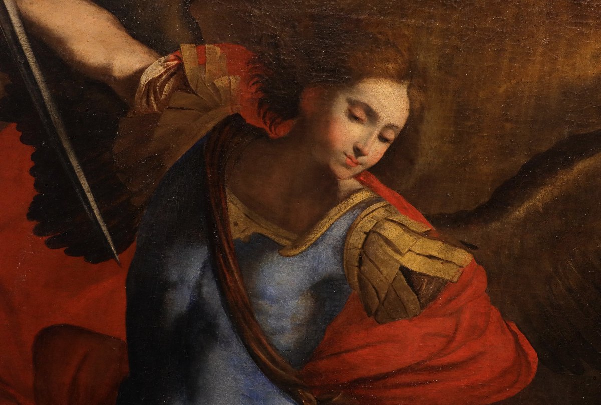 San Michele Arcangelo, Guido Reni (Bologna 1575 - 1642) Bottega-photo-4