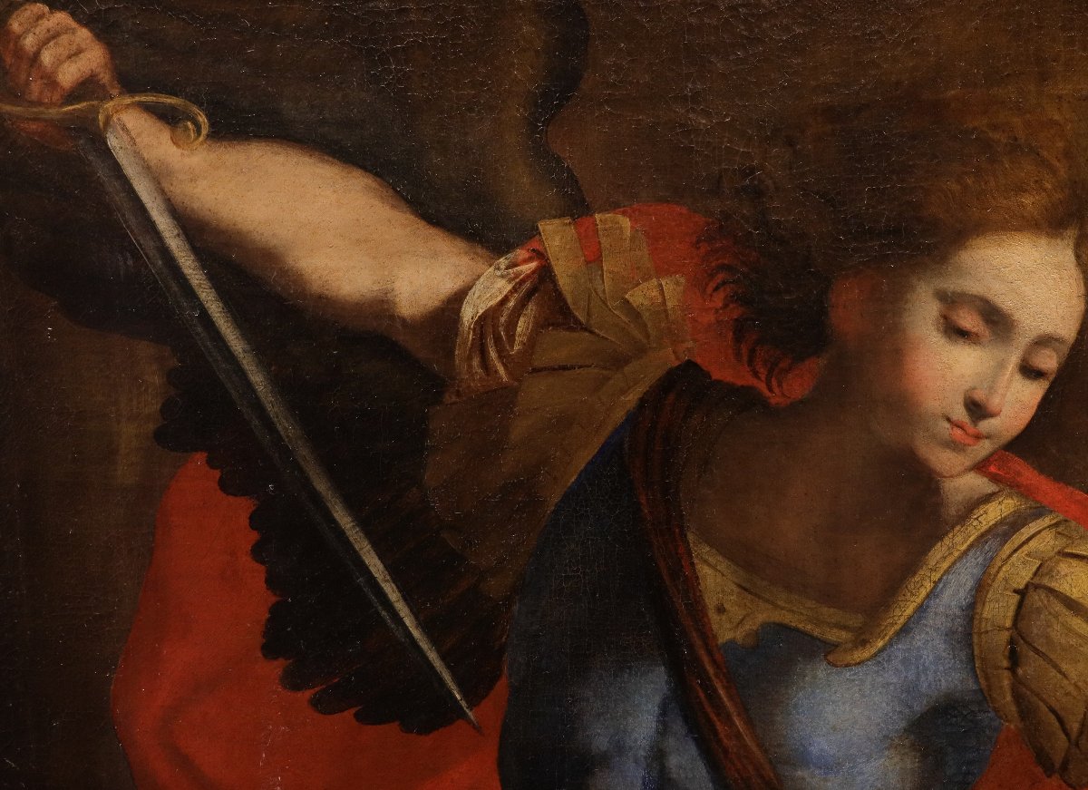 San Michele Arcangelo, Guido Reni (Bologna 1575 - 1642) Bottega-photo-5