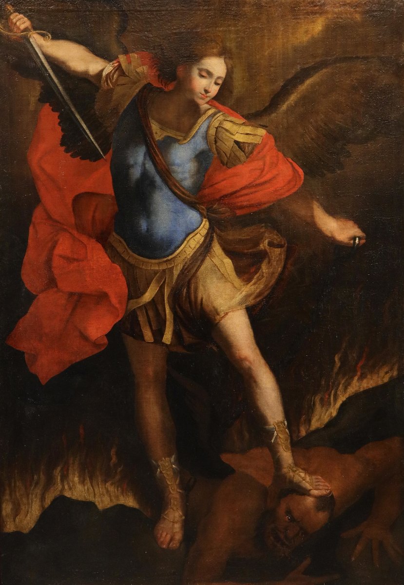 San Michele Arcangelo, Guido Reni (Bologna 1575 - 1642) Bottega