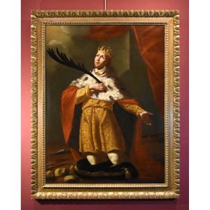 Sant’Edoardo Re d’Inghilterra, Girolamo Brusaferro  (Venezia 1677 – 1745) e bottega