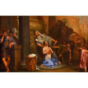 ll sacrificio della principessa Polissena, cerchia di Pietro da Cortona 
