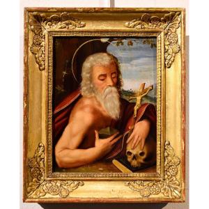 Ramino raffigurante 'San Girolamo', cerchia Giuseppe Mazzuoli