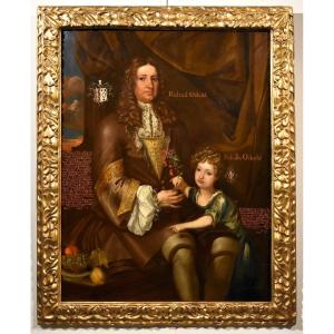 Ritratto di famiglia con il barone Richard Ockold, Godfrey Kneller (Lubecca 1646 – Londra 1723)