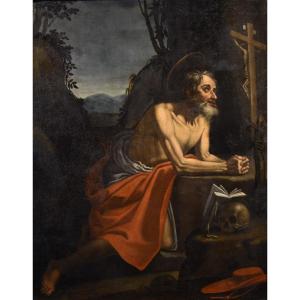 San Girolamo penitente, Hendrick de Somer detto Enrico Fiammingo (Lokeren 1602 - Napoli 1655)