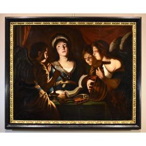 Santa Cecilia e il concerto degli Angeli, Gerard Seghers (Anversa, 1591 – 1651) bottega
