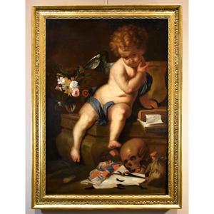 Vanitas (come Allegoria della Vanità), Erasmus Quellinus II (Anversa 1607 - 1672)