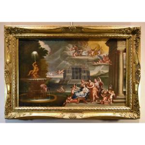 La Toeletta di Venere  Francesco Albani (Bologna 1578 - 1660) Seguace di