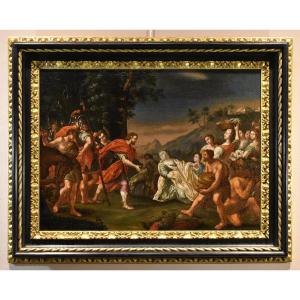 Re David incontra Abigail, Nicolas Vleughels (Parigi, 1668 - Roma, 1737)