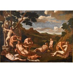 Baccanale, Giulio Carpioni (Venezia, 1613 - Vicenza, 1678) attribuibile