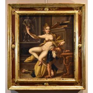Aristotele e Fillide, Bartholomäus Spranger (Anversa, 1546 – Praga, 1611) Bottega