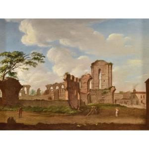 Giacomo Van Lint (Roma 1723 - 1790), Veduta del Foro Romano