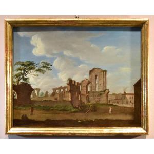 Giacomo Van Lint (Roma 1723 - 1790), Veduta del Foro Romano