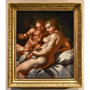 Venere e Amore, Pittore veneto del XVII/XVIII secolo