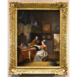  Il suonatore di liuto, Gabriel Metsu (Leida, 1629 – Amsterdam, 1667) seguace