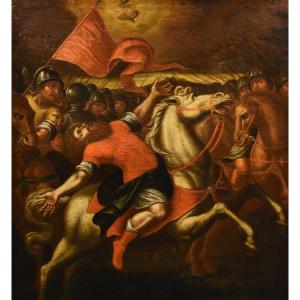 La Conversione di san Paolo sulla via di Damasco, Antonio Tempesta (Firenze 1555 - Roma 1630)