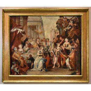 Il Banchetto di Baldassarre, Frans Francken II (Anversa, 1581–1642) bottega/cerchia