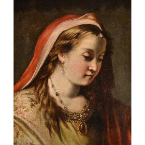 Gaspare Diziani (Belluno 1689 – Venezia 1767), Ritratto di giovane principessa (Salomè?)