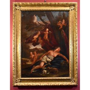 Il riposo di Diana, Guillaume Courtois detto “il Borgognone” (Saint Hippolyte 1626 - Roma 1679)