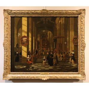 Interno di una chiesa fiamminga, Hendrick Corneliszoon van Vliet (Delft, 1612 – Delft, 1675)