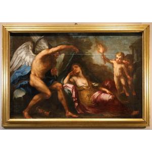 Luigi Garzi (Roma, 1638 - Roma, 1721), Allegoria del Tempo che scopre la Verità